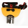 Фонарь аккумуляторный налобный E157 CREE 3Вт фокус 2 режима 220В пластик. желт. (бокс) Ultraflash 12351 изображение, фото
