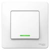 Переключатель проходной 1-кл. СП Blanca 10А IP20 (сх. 6) 250В с подсветкой бел. Systeme Electric BLNVS010611 изображение, фото