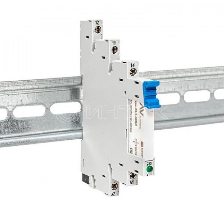 Реле промежуточное РП slim 23/1 6А 230В AC с розеткой в сборе EKF rps-23-1-60-rms230AC изображение, фото