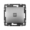 Выключатель 1-кл. СП Valena 10А IP31 250В с зел. индикацией механизм алюм. Legrand 770110 изображение, фото