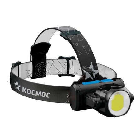 Фонарь аккумуляторный налобный XPE 3Вт COB 5Вт аккум. LI-on 1.2А.ч ЗУ Micro USB КОСМОС KOCH5WLi-On изображение, фото
