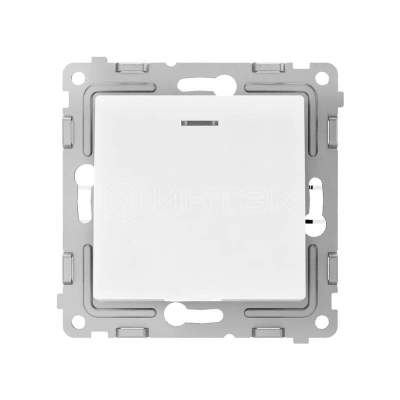 Выключатель 1-кл. СП Pixel 10А IP20 с индикатором механизм бел. TOKOV ELECTRIC TKE-PX-V1I-C01 изображение, фото