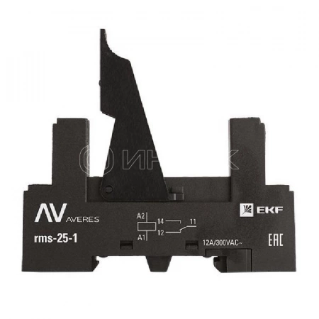 Разъем для реле РM slim 25/1 AVERES EKF rms-25-1 изображение, фото