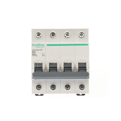 Выключатель автоматический 4п City9 Set (АВ) B 32А 6кА 400В Systeme Electric C9F16432 изображение, фото