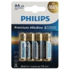 Элемент питания алкалиновый AA/LR6 1.5В Premium (блист. 4шт) Philips Б0062753 изображение, фото