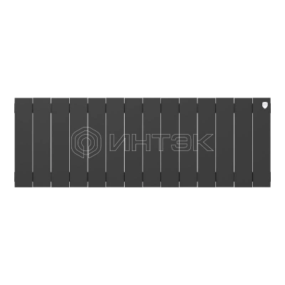Радиатор биметаллический Royal Thermo PianoForte 300 Чёрный - 14 секц. изображение, фото