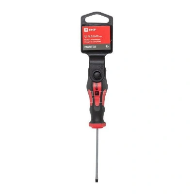 Отвертка SL3.5х75мм Master Basic EKF sl-3.5-75-mas изображение, фото