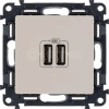 Розетка USB 2-м Valena Life 240В/5В 1500мА с лицев. панелью механизм сл. кость Legrand 753512 изображение, фото
