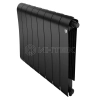 Радиатор биметаллический Royal Thermo Infinity 500 Noir Sable VR80 - 8 секц. изображение, фото