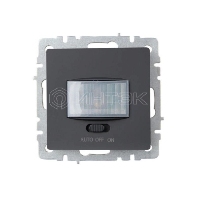 Датчик движения BRITE ДС10-1-БрГ механизм графит IEK BR-MS10-N-150-05-K53 изображение, фото