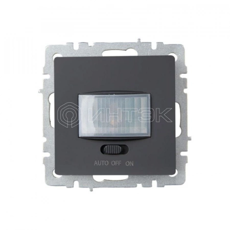 Датчик движения BRITE ДС10-1-БрГ механизм графит IEK BR-MS10-N-150-05-K53 изображение, фото