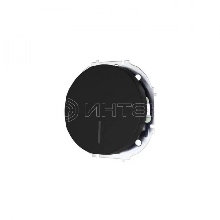 Выключатель 1-кл. СП O Systeme ElectricN 10А IP20 с подсветкой механизм черн. бархат LEZARD 743-4288-111 изображение, фото