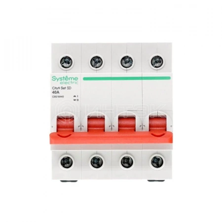 Выключатель нагрузки 4п 40А 400В City9 Set Systeme Electric C9S16440 изображение, фото
