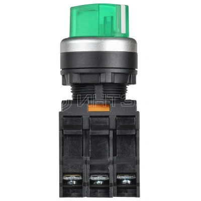 Переключатель 2 полож. 1НО+1НЗ с подсветкой зел. MASTER IEK MI-SW60-11XD-3-14-2-K06 изображение, фото