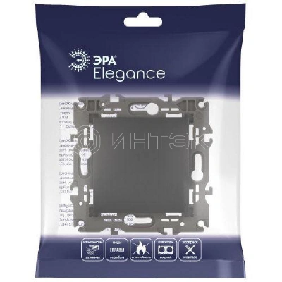 Переключатель перекрестный 1-кл. СП Elegance 14-1108-05 10А IP20 250В 10AX механизм антрацит Эра Б0034261 изображение, фото