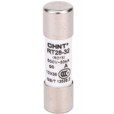 Вставка плавкая цилиндрическая RT28-32 2А 10х38 CHINT 520248 изображение, фото