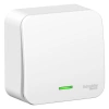 Выключатель 1-кл. ОП Blanca 10А IP20 (сх. 1) 250В с подсветкой бел. Systeme Electric BLNVA101101 изображение, фото