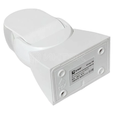 Датчик движения микроволновый MW-704 1200Вт 180град. до 15м IP65 бел. PROxima EKF dd-mw-704 изображение, фото