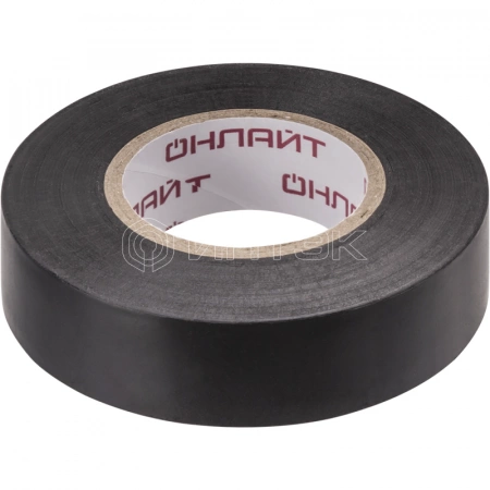 Изолента ПВХ 19мм (рул.20м) 71 690 OIT-B19-20/BL черн. ОНЛАЙТ 71690 изображение, фото
