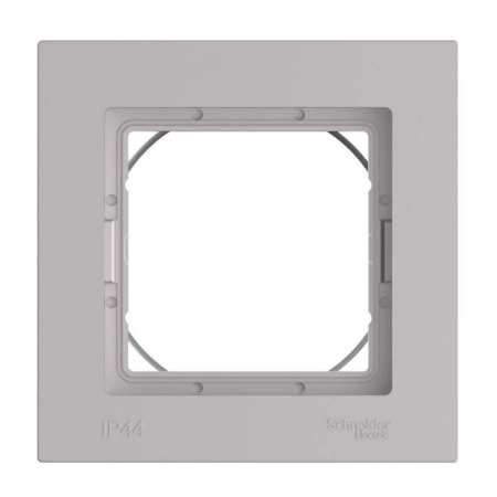 Рамка 1-м AtlasDesign Aqua IP44 алюм. Systeme Electric ATN440301 изображение, фото