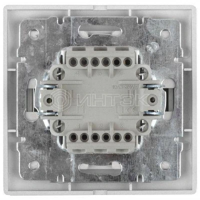Выключатель 2-кл. СП Plano 10А IP20 1-104-01 250В бел. Intro Б0053758 изображение, фото
