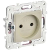 Розетка SKANDY 10А без заземл. без защ. шторок SK-R02B беж. IEK SK-R10-10-K10 изображение, фото