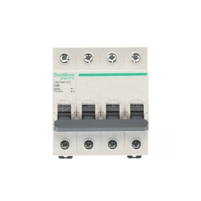Выключатель автоматический 4п City9 Set (АВ) С 40А 6кА 400В Systeme Electric C9F36440 изображение, фото