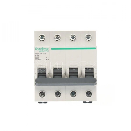 Выключатель автоматический 4п City9 Set (АВ) С 40А 6кА 400В Systeme Electric C9F36440 изображение, фото