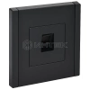 Розетка компьютерная RJ45 кат.5E FORTE&PIANO FP132 черн. IEK FP-K10-1-K02 изображение, фото