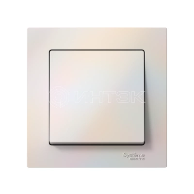 Выключатель 1-кл. СП AtlasDesign 10А IP20 (сх. 1) 10AX в сборе жемчуж. Systeme Electric ATN000412 изображение, фото