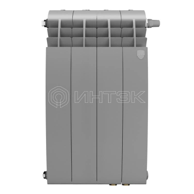 Радиатор Royal Thermo BiLiner 500 Silver Satin VR80 - 4 секц. изображение, фото