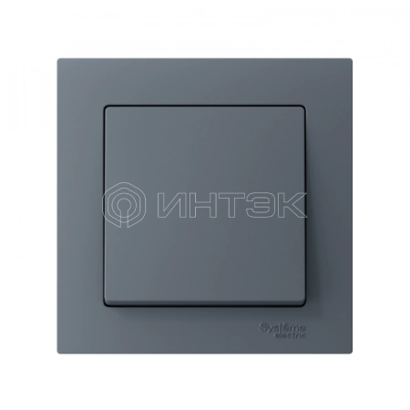 Выключатель 1-кл. СП AtlasDesign 10А IP20 (сх. 1) 10AX в сборе грифель Systeme Electric ATN000712 изображение, фото