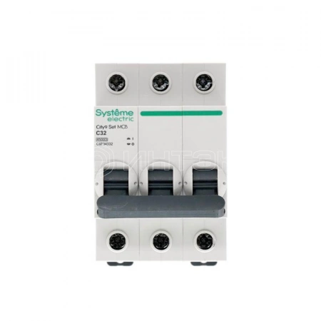Выключатель автоматический модульный 3п C 32А 4.5кА City9 Set 400В Systeme Electric C9F34332 изображение, фото