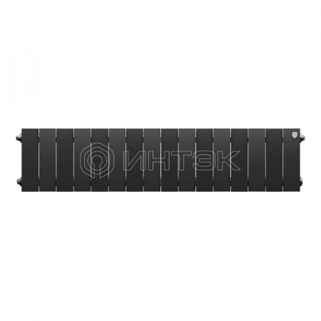 Радиатор биметаллический Royal Thermo PianoForte 200 Чёрный - 16 секц. изображение, фото
