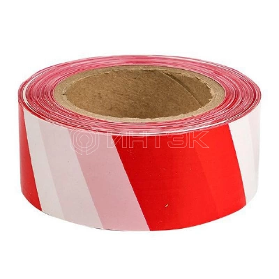 Лента оградительная ЛО "Красно-белая" 50х250 Basic EKF lo-50x250-bas изображение, фото
