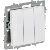 Выключатель 3-кл. СП BRITE ВС10-3-0-БрАБ 10А механизм арктич. бел. IEK BR-V30-0-10-K91 изображение, фото