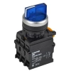 Переключатель 3 полож. 2НО с подсветкой син. MASTER IEK MI-SW60-20XD-4-14-3-K07 изображение, фото