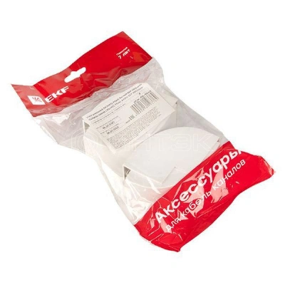 Угол внешний 40х40 бел. Plast PROxima (уп.4шт) EKF obw-40-40x4 изображение, фото