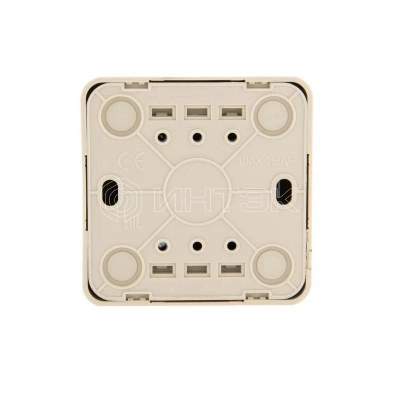 Кнопка звонка 1-кл. 1п ОП Viola 10А IP20 крем. LEZARD 751-0300-103 изображение, фото