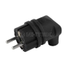 Вилка каучуковая с заземл. 90град 16А IP44 черн. V9-B-IP44 ЭРА Б0044542 изображение, фото