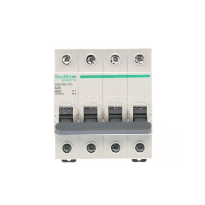 Выключатель автоматический 4п City9 Set (АВ) С 25А 6кА 400В Systeme Electric C9F36425 изображение, фото