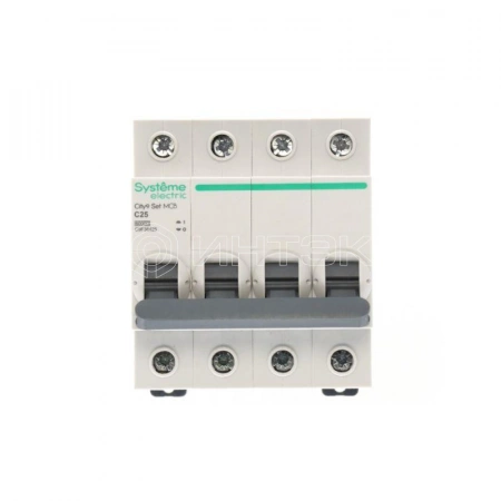 Выключатель автоматический 4п City9 Set (АВ) С 25А 6кА 400В Systeme Electric C9F36425 изображение, фото