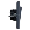Выключатель 1-кл. СП BRITE ВСР10-1-0-БрМ 10А в сборе маренго IEK BR-V10-0-10-K35-F изображение, фото