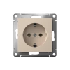 Розетка AtlasDesign 16А с заземл. быстрозажим. клем. механизм песочн. Systeme Electric ATN001243S изображение, фото