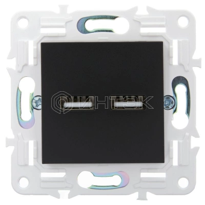 Розетка USB A+A 3.1А SKANDY SK-R15Bl черн. IEK SK-U21-D31-K02 изображение, фото