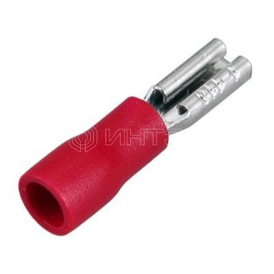 Клемма плоская изол. (гнездо) (VF 1.25-110(8)) REXANT 08-0411 изображение, фото