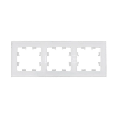 Рамка 3-м AtlasDesign Nature натур. стекло бел. Systeme Electric ATN360103 изображение, фото