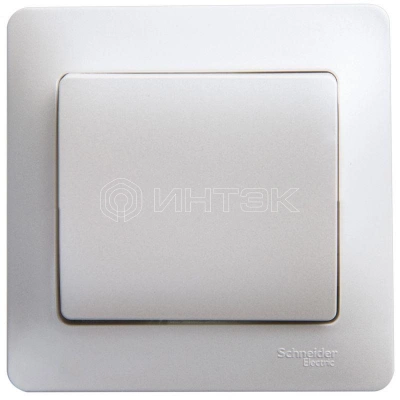 Выключатель 1-кл. СП Glossa 10А IP20 (сх. 1) 10AX в сборе перламутр. Systeme Electric GSL000612 изображение, фото