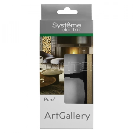Рамка 2-м ArtGallery Pure метал. латунь Systeme Electric GAL312202 изображение, фото