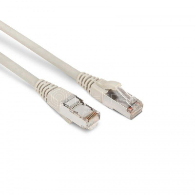 Патч-корд PC-LPM-STP-RJ45-RJ45-C6-3M-LSZH-GY F/UTP экран. кат.6 LSZH 3м сер. Hyperline 42376 изображение, фото
